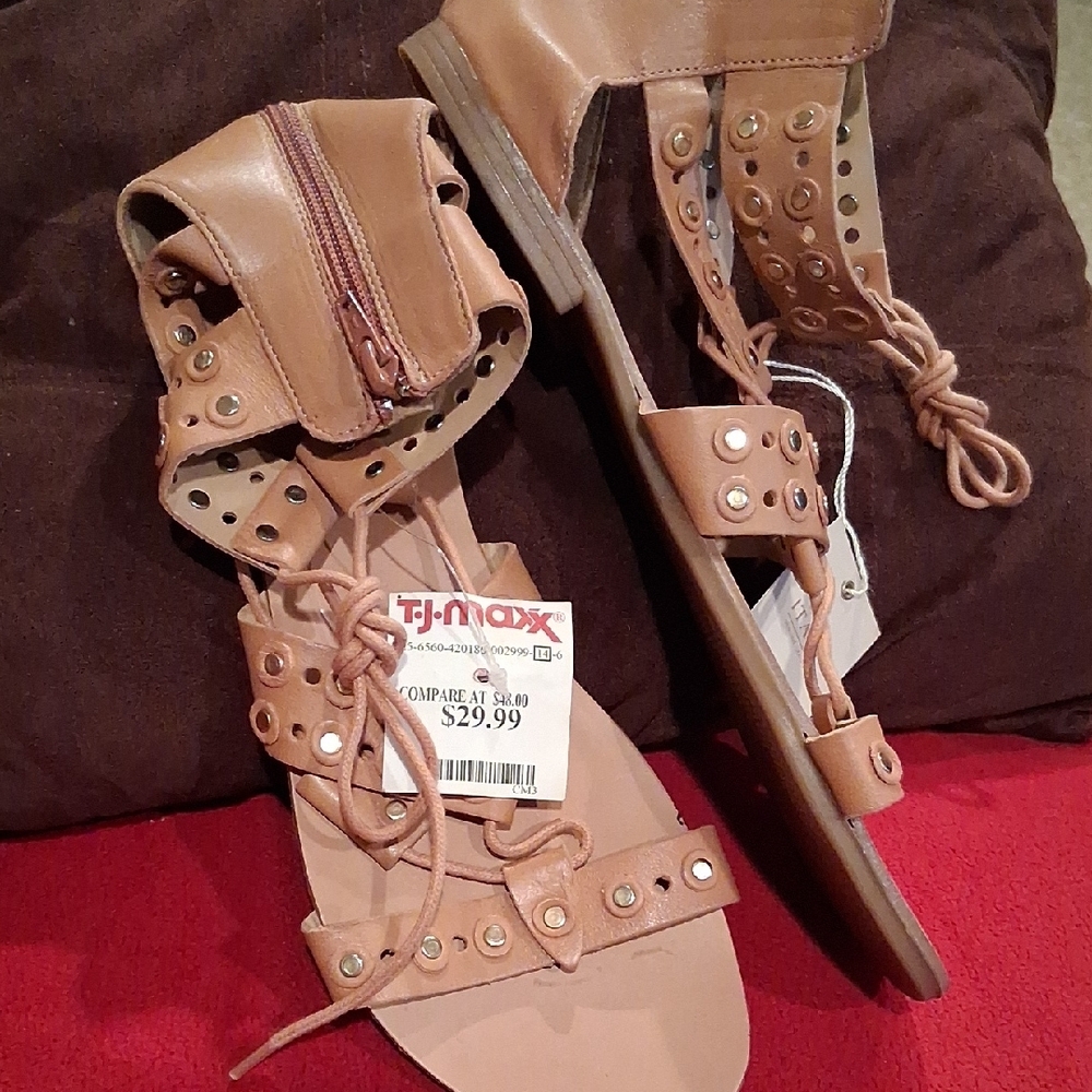 Women's Tan Gladiator Sandals